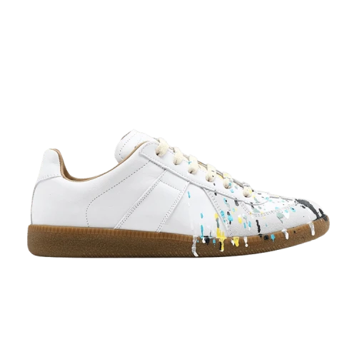 Maison Margiela Replica Low 'Paint Splatter - Light Grey' (Women's)