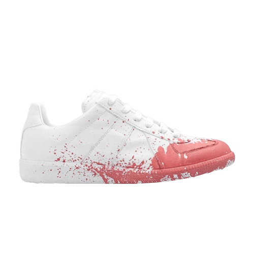 Maison Margiela Replica Low 'Paint Splatter - White Pink' (Women's)