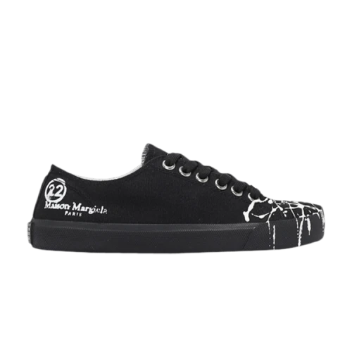 Maison Margiela Tabi 'Paint Splatter - Black' (Women's)
