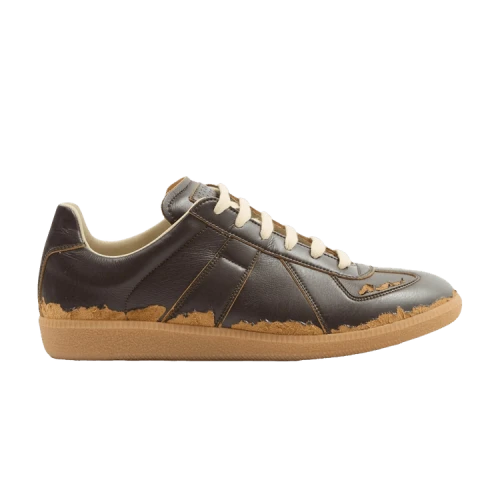 Maison Margiela Replica Sneaker 'Dark Brown Camel Distressed' (Women's)