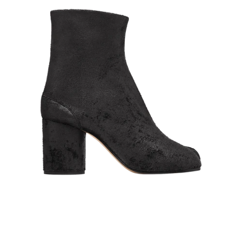 Maison Margiela Tabi Ankle Boot 'Lasered Suede - Black' (Women's)