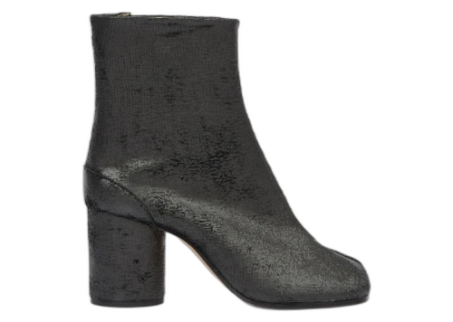 Maison Margiela Tabi Ankle Boot Lasered Suede Black (Women's)