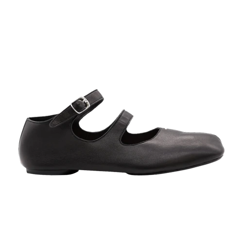 Maison Margiela Tabi Ballerina Double-Strap Flats 'Black' (Women's)