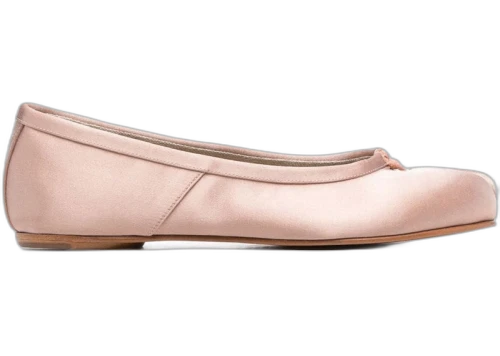 Maison Margiela Satin Tabi Ballerina Shoe Powder Pink (Women's)