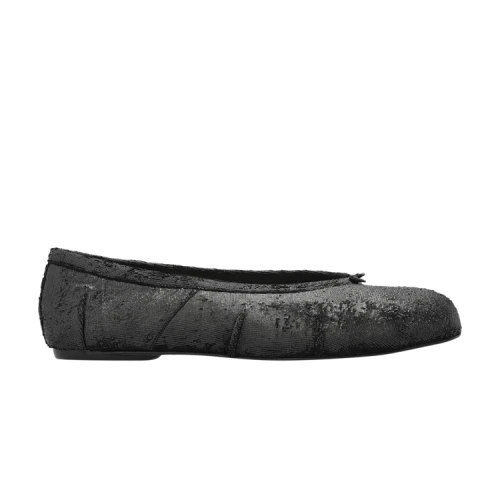 Maison Margiela Tabi Ballerina 'Black Distressed' (Women's)