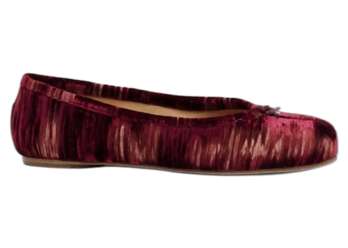 Maison Margiela Tabi Ballerina Cordovan Red Velvet (Women's)