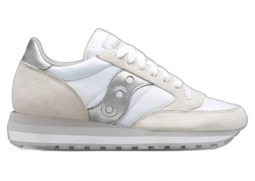 Saucony Jazz Triple White Silver (Women's)