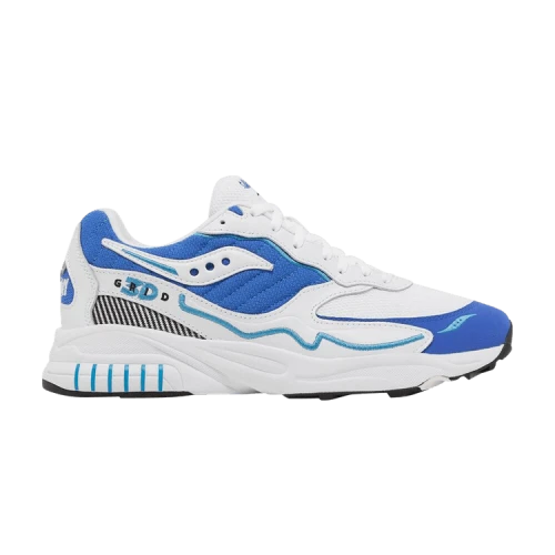 Saucony 3D Grid Hurricane 'White Royal' Sample