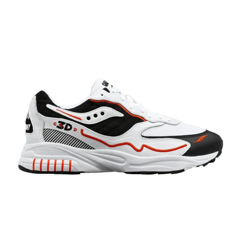 Saucony 3D Grid Hurricane 'White Black Red'