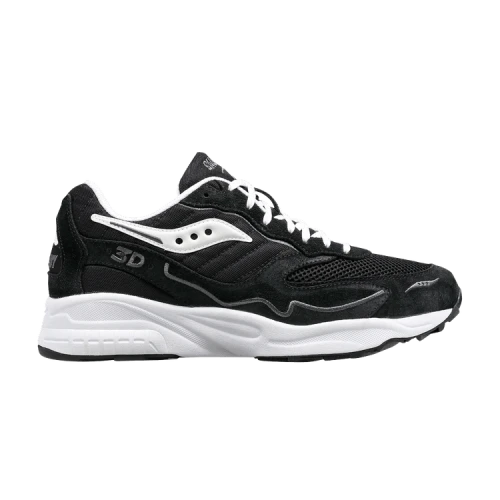 Saucony 3D Grid Hurricane Black White