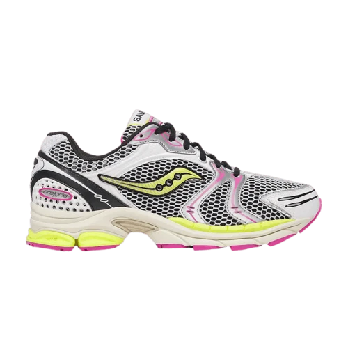 Saucony ProGrid Triumph 4 White Fluo Pink