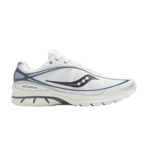 Saucony KINVARA 1 Abrasion Resistant Breathable Running Shoes, Thin Sole Shoes Unisex White