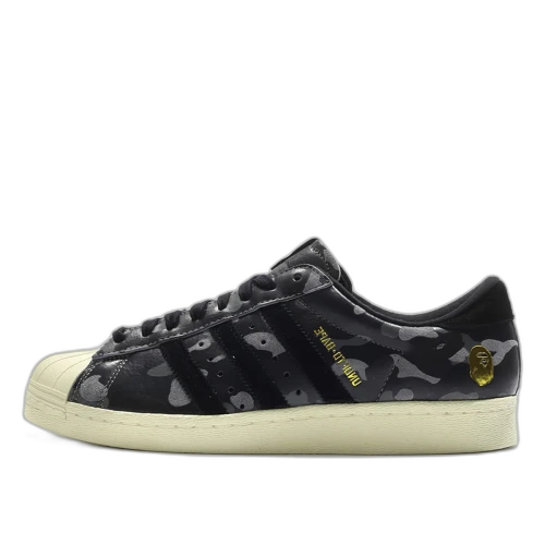 adidas Superstar 80s Undefeated Bape Black Camo
