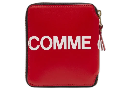 Comme des Garcons SA2100HL Huge Logo Wallet Red