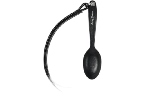 Maison Margiela Spoon Charm Black/Polished Palladium