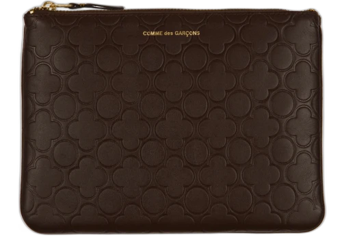 Comme des Garcons SA510EB Classic Embossed B Wallet Brown