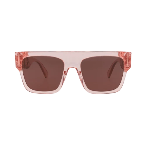 Stella McCartney Square Frame Acetate Sunglasses 'Pink/Bordeaux'
