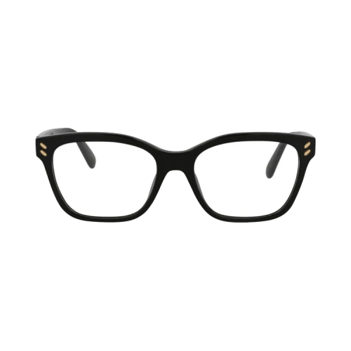 Stella McCartney Square Frame Acetate Optical Frames 'Black/Transparent'
