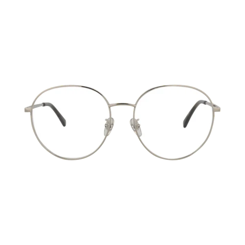Stella McCartney Round Frame Metal Optical Frames 'Palladium/Transparent'