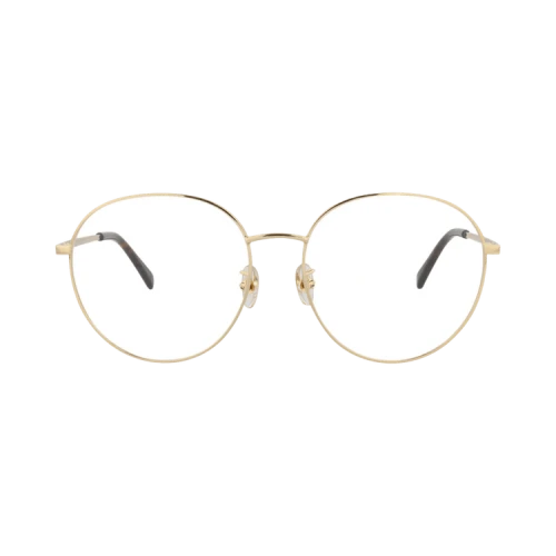 Stella McCartney Round Frame Metal Optical Frames 'Gold/Transparent'