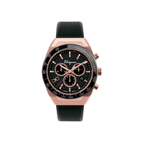 Ferragamo SLX Chronograph Watch 'Rose Gold'