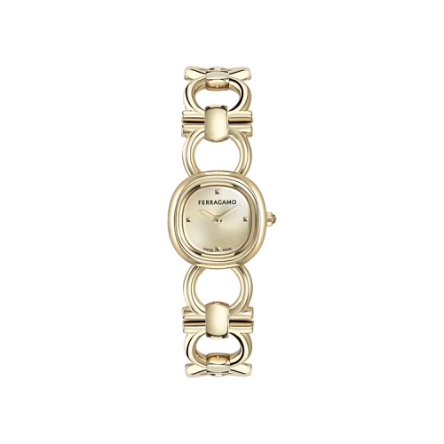 Ferragamo Double Gancini Petite Bracelet Watch 'Gold'