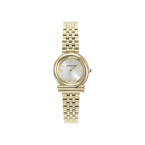 Ferragamo Gancini Twisted Bracelet Watch 'Gold'