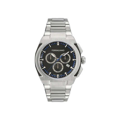 Ferragamo Supreme Chrono Bracelet Watch 'Stainless Steel'