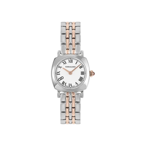 Ferragamo Soft Square Bracelet Watch 'Two-Tone'