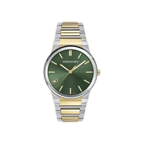 Ferragamo Infinity Sapphire Bracelet Watch 'Two-Tone'