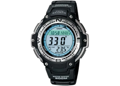 Casio Men's Outdoor Digital Compass Watch with Blue Dial SGW-100-1V