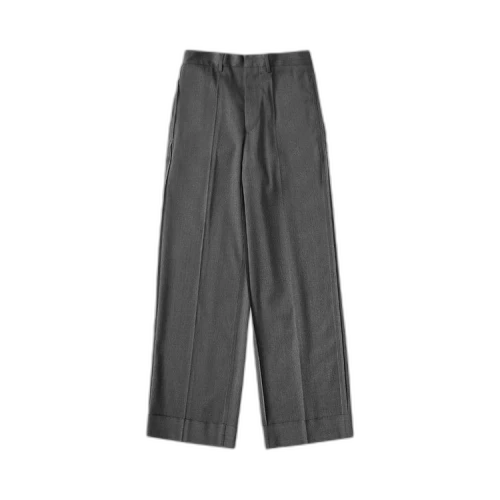 MM6 Maison Margiela Tailored Wool Pants 'Dark Grey Melange'