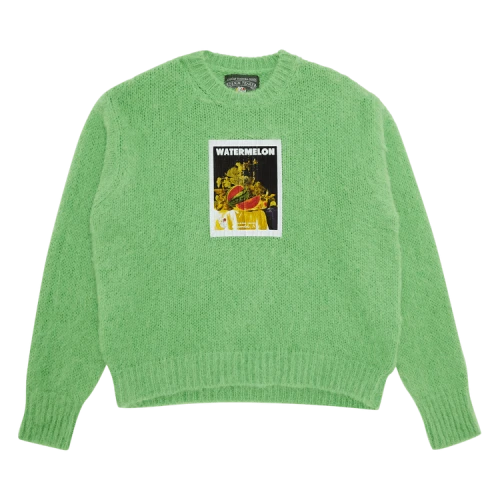 Sky High Farm Workwear Denim Tears Mohair Sweater 'Green'