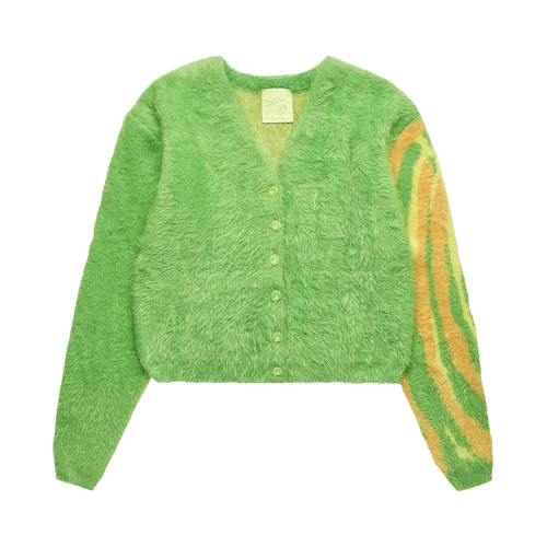 Sky High Farm Workwear Quil Lemons Cardigan 'Green'