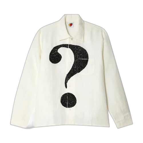 Sky High Farm Workwear Question Mark Shirt 'White'