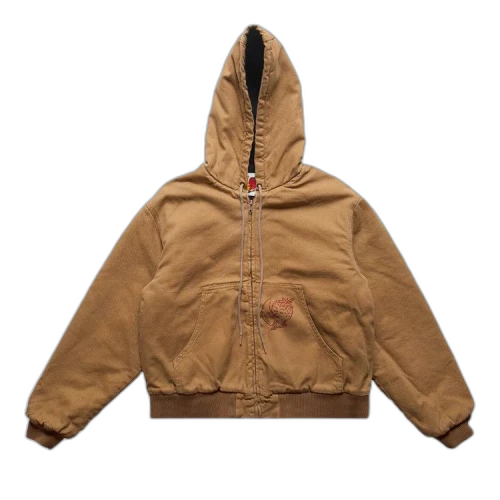 Sky High Farm Workwear SH4U Hooded Work Jacket 'Natural'
