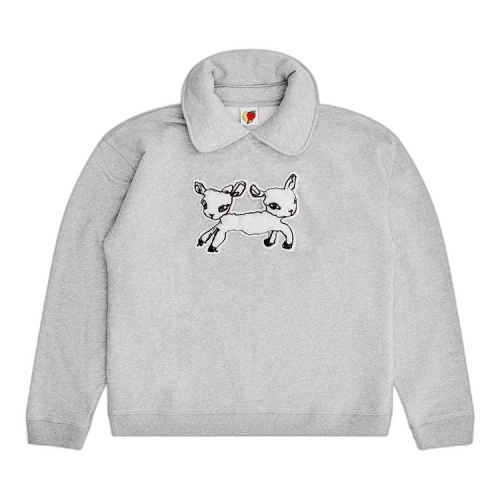 Sky High Farm Workwear Padded Collar Crewneck 'Grey'