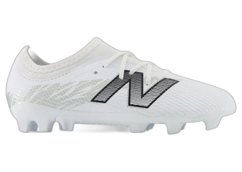 New Balance Furon V8 Team Junior FG White Metallic Silver Black (PS/GS)