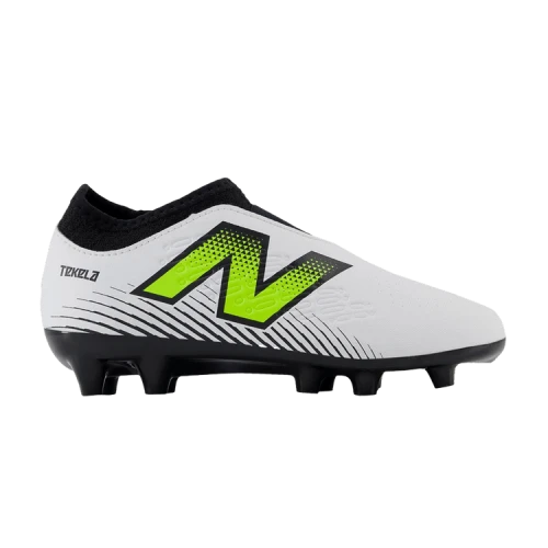 New Balance Tekela Magique FG v4 White Hi-Lite Black (GS/PS)