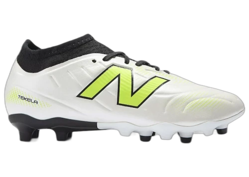 New Balance Tekela Team Low FG White Black Lime Light (GS)