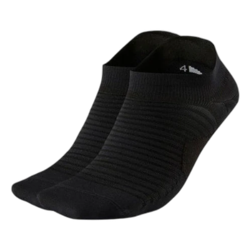 Nike park Lightweight Solid Color Sports Breathable Training Socks One Pair Black