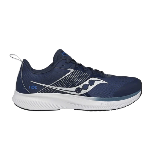 Saucony Ride KDZ Big Kid 'Navy Silver'