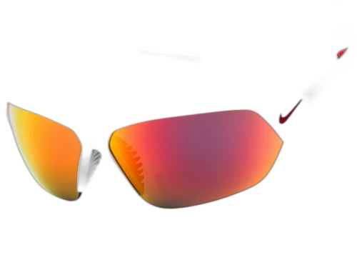 Nike Skylon Ace Sport Wraparound Sunglasses White Grey Red Mirror (SKYLON-ACE-FQ4683-106)