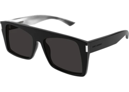 Saint Laurent Square Sunglasses Black/Black (SL-651-VITTI-001)
