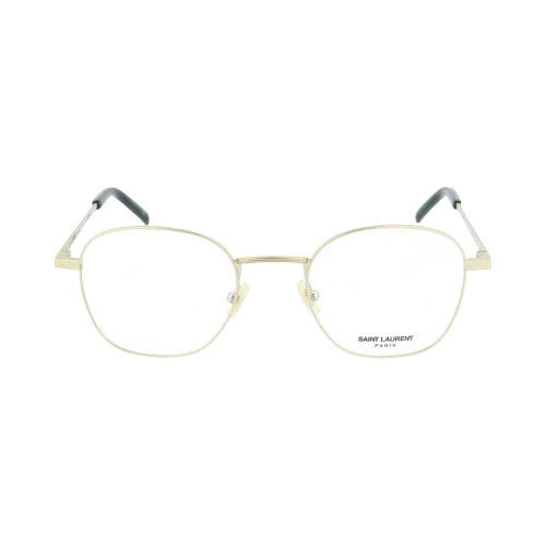 Saint Laurent Square-Frame Optical Frames 'Gold Clear'