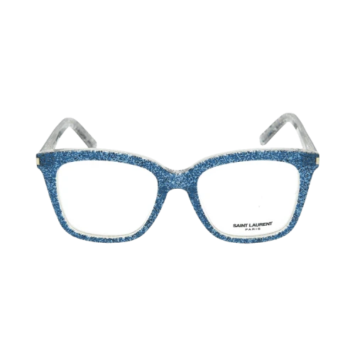 Saint Laurent Wayfarer-Style Optical Glasses 'Blue Blue Transparent'
