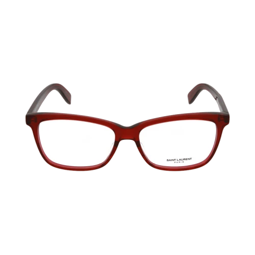 Saint Laurent Square-Frame Acetate Optical Frames 'Burgundy Burgundy'