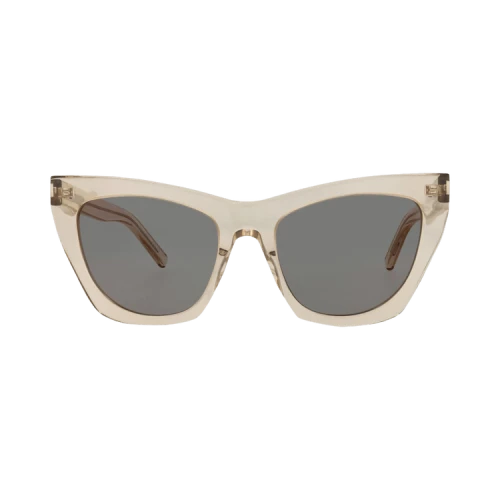 Saint Laurent Cat Eye-Frame Recycled Acetate Sunglasses Nude Nude Copper (SL214KATE-30002632-023)
