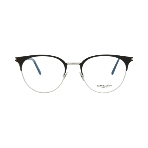 Saint Laurent Round- Metal Optical Frames 'Black Black Transparent'