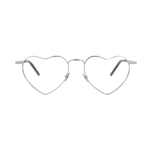 Saint Laurent Cat Eye-Frame Metal Sunglasses Silver Silver Transparent (SL301LOULO-30007818-013)